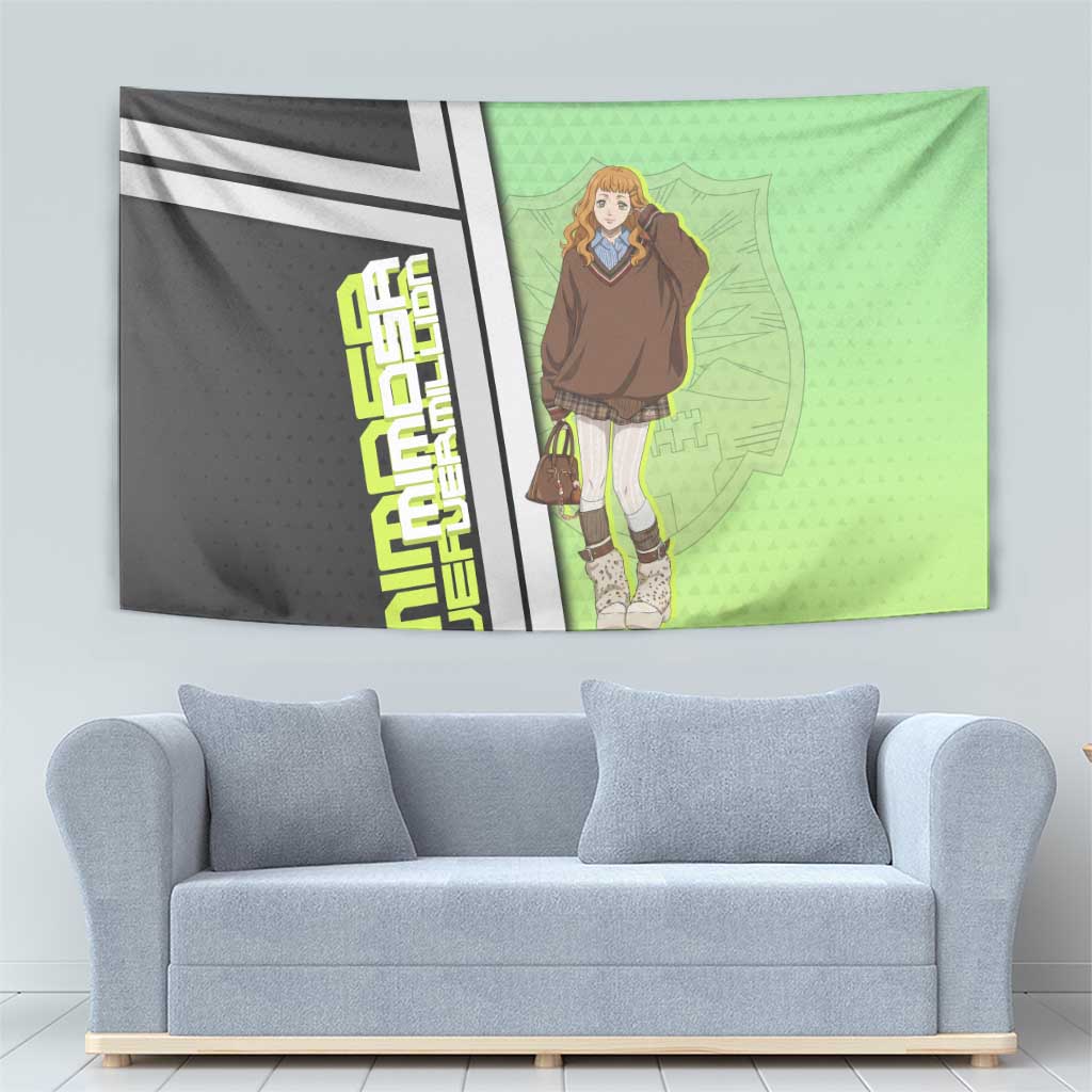Black Clover Mimosa Vermillion Tapestry Cozy Academia Anime Style