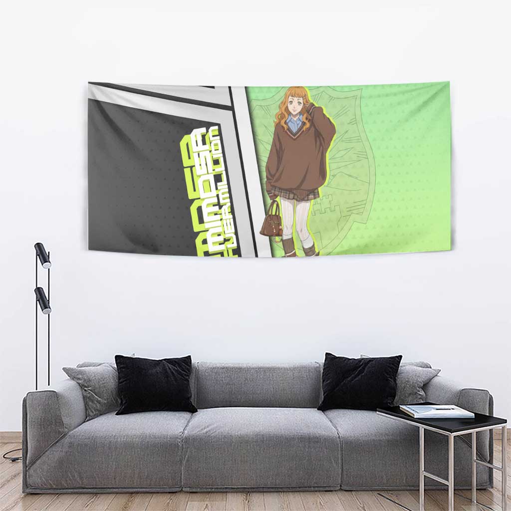 Black Clover Mimosa Vermillion Tapestry Cozy Academia Anime Style