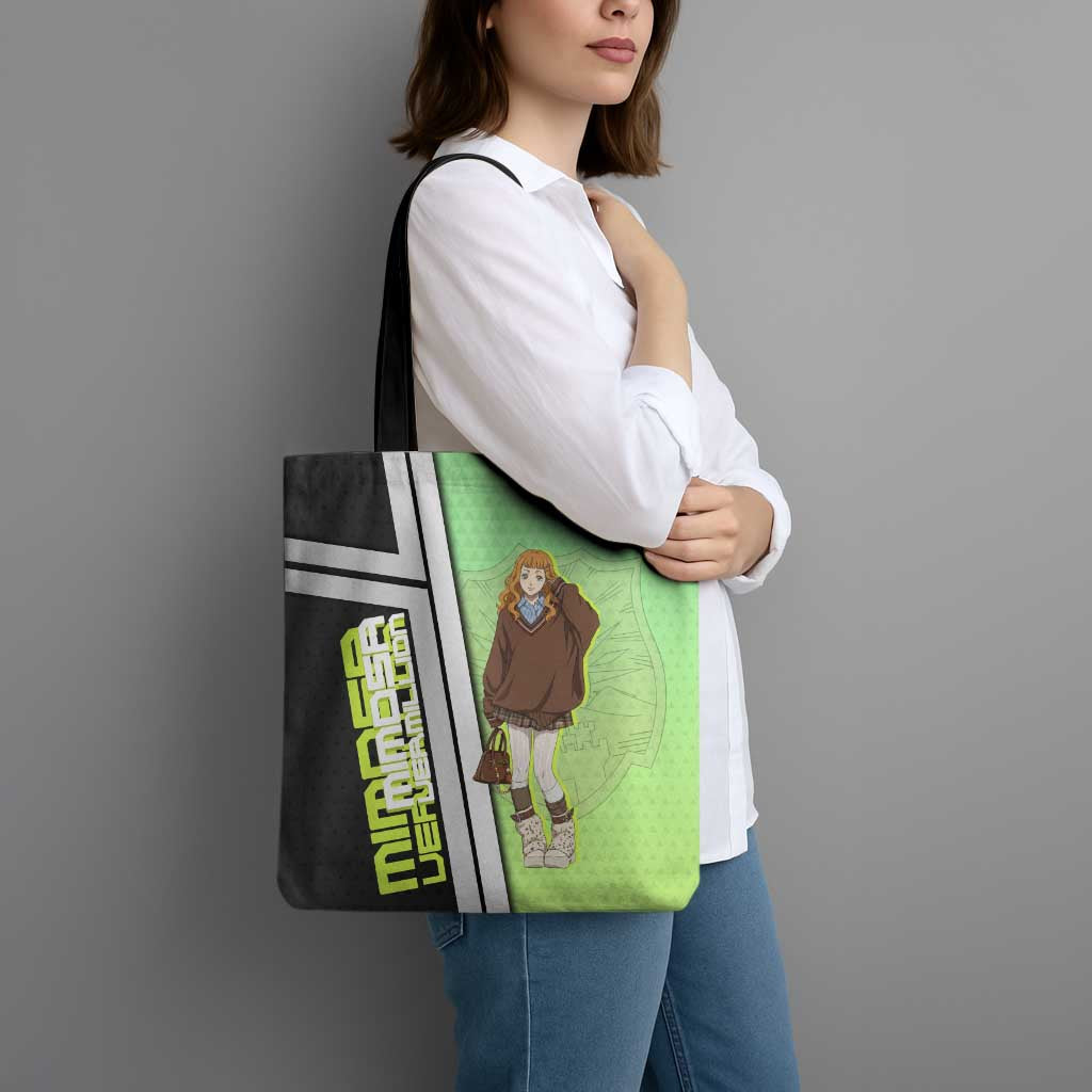 Black Clover Mimosa Vermillion Tote Bag Cozy Academia Anime Style