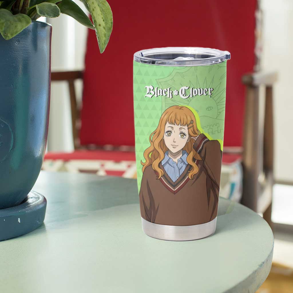Black Clover Mimosa Vermillion Tumbler Cup Cozy Academia Anime Style