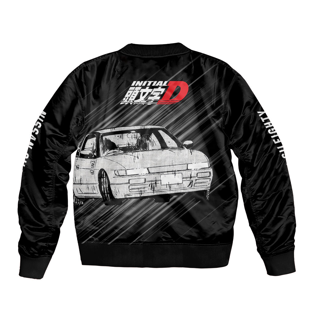Mako Sato SilEighty Initial D Bomber Jacket Manga Mix Anime Style