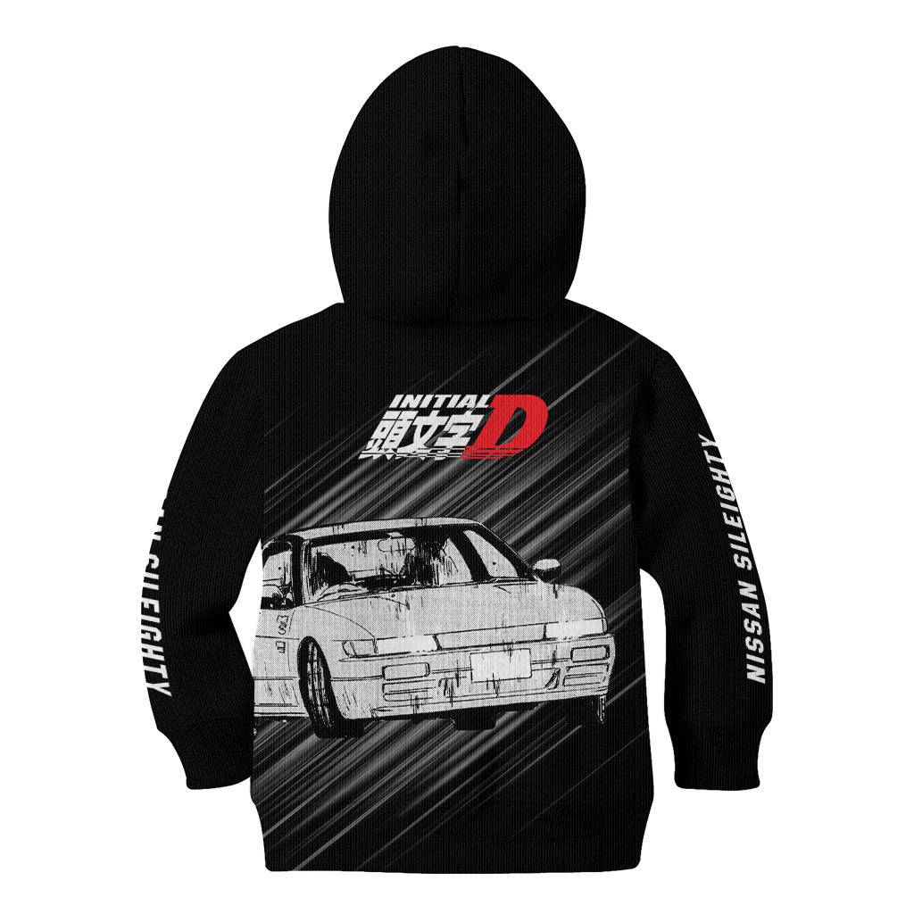 Mako Sato SilEighty Initial D Kid Hoodie Manga Mix Anime Style
