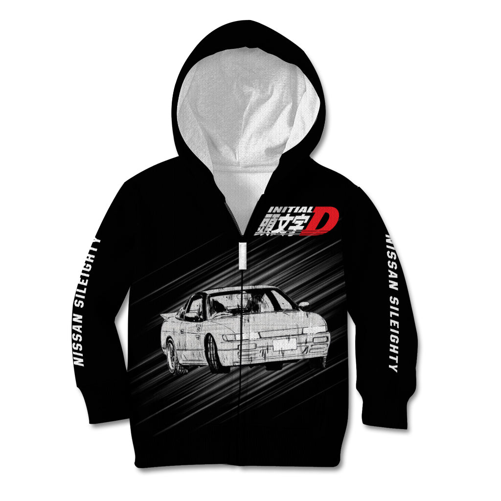 Mako Sato SilEighty Initial D Kid Hoodie Manga Mix Anime Style