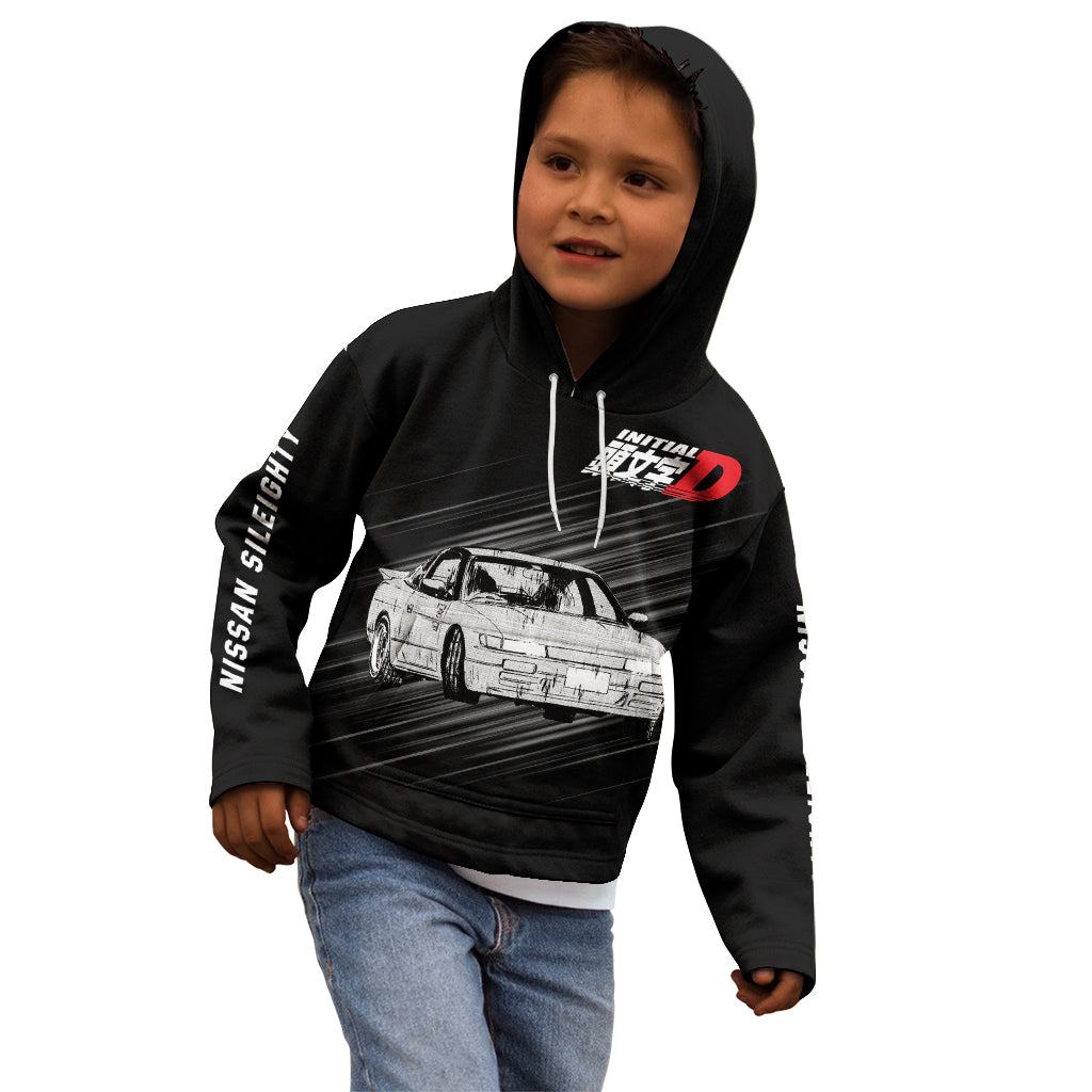 Mako Sato SilEighty Initial D Kid Hoodie Manga Mix Anime Style