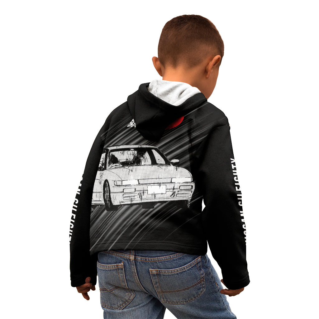 Mako Sato SilEighty Initial D Kid Hoodie Manga Mix Anime Style