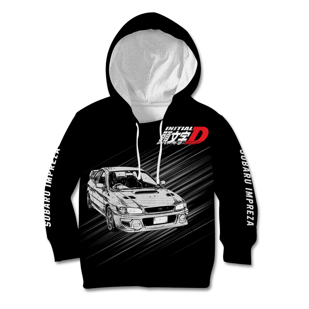 Bunta Fujiwara Impreza Initial D Kid Hoodie Manga Mix Anime Style