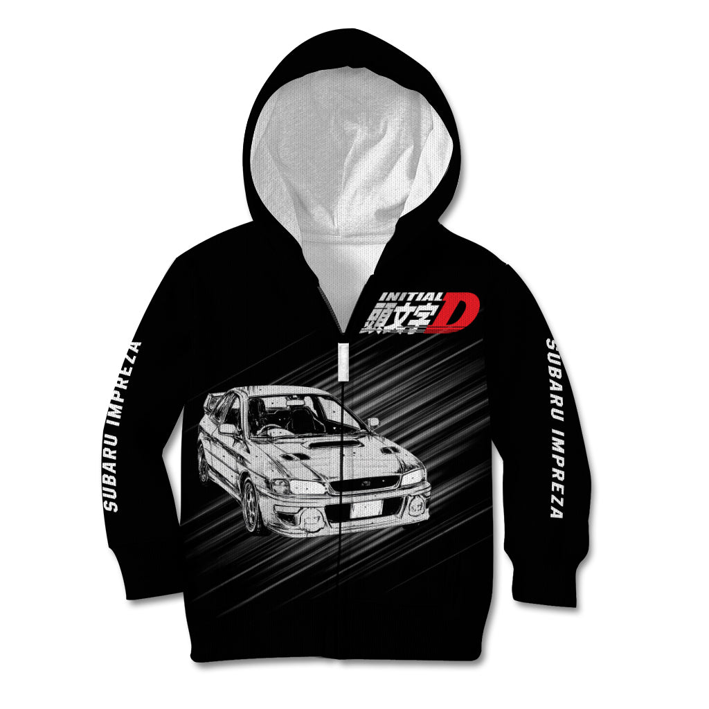 Bunta Fujiwara Impreza Initial D Kid Hoodie Manga Mix Anime Style