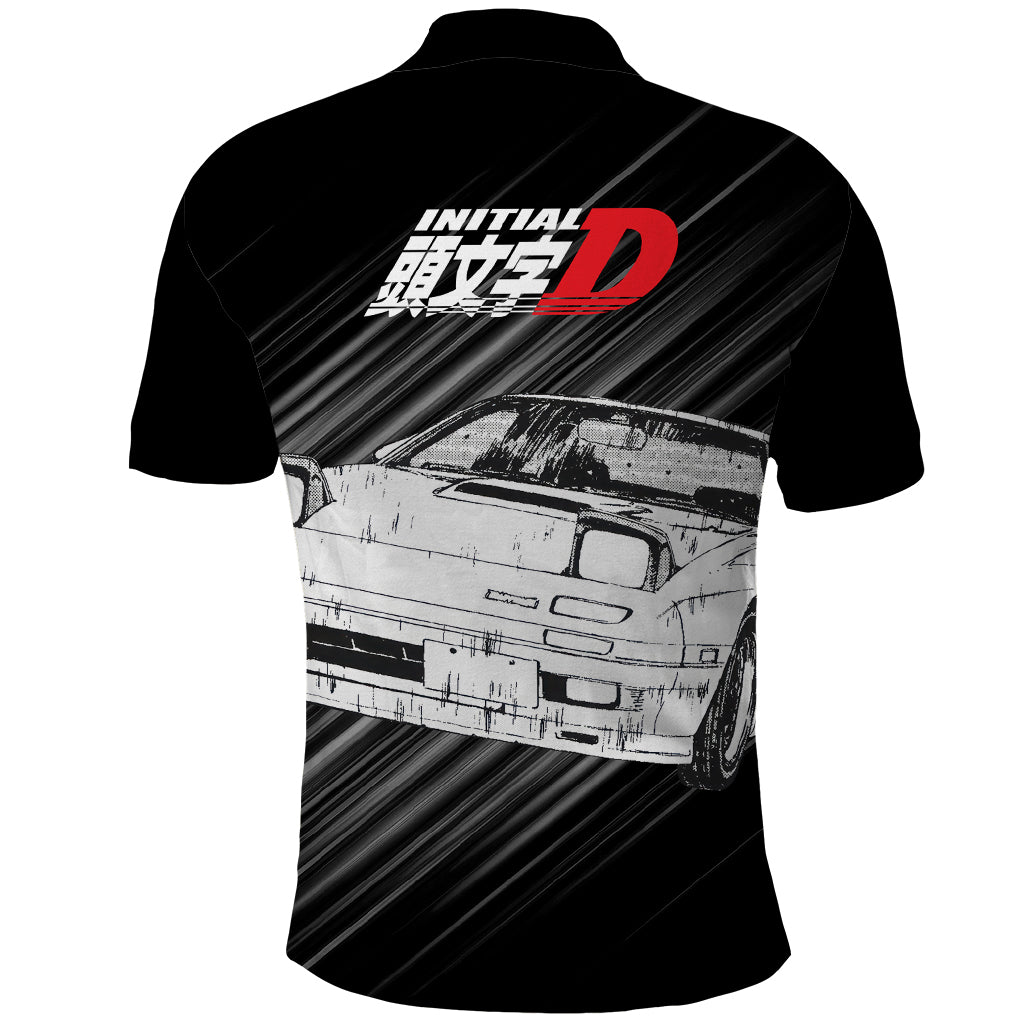 Keisuke Takahashi RX-7 Initial D Polo Shirt Manga Mix Anime Style