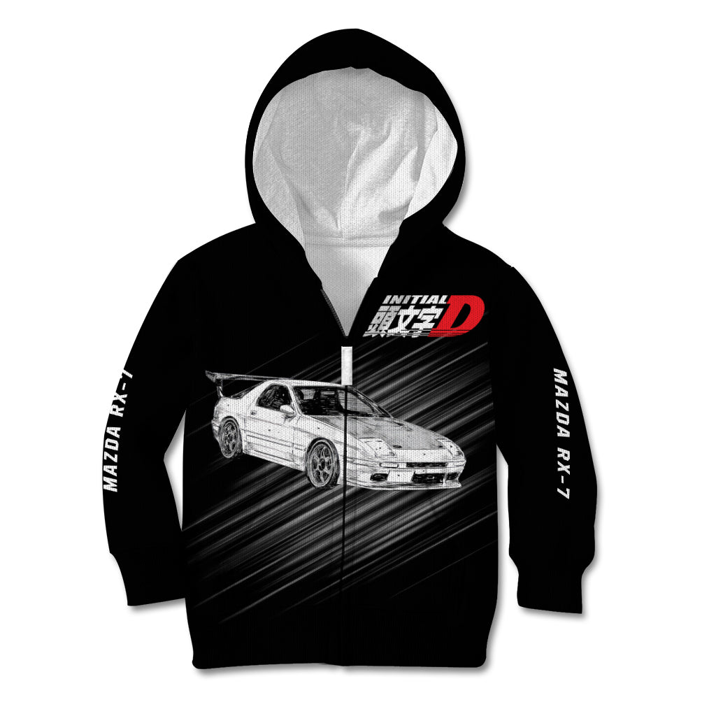 Ryosuke Takahashi RX-7 Initial D Kid Hoodie Manga Mix Anime Style