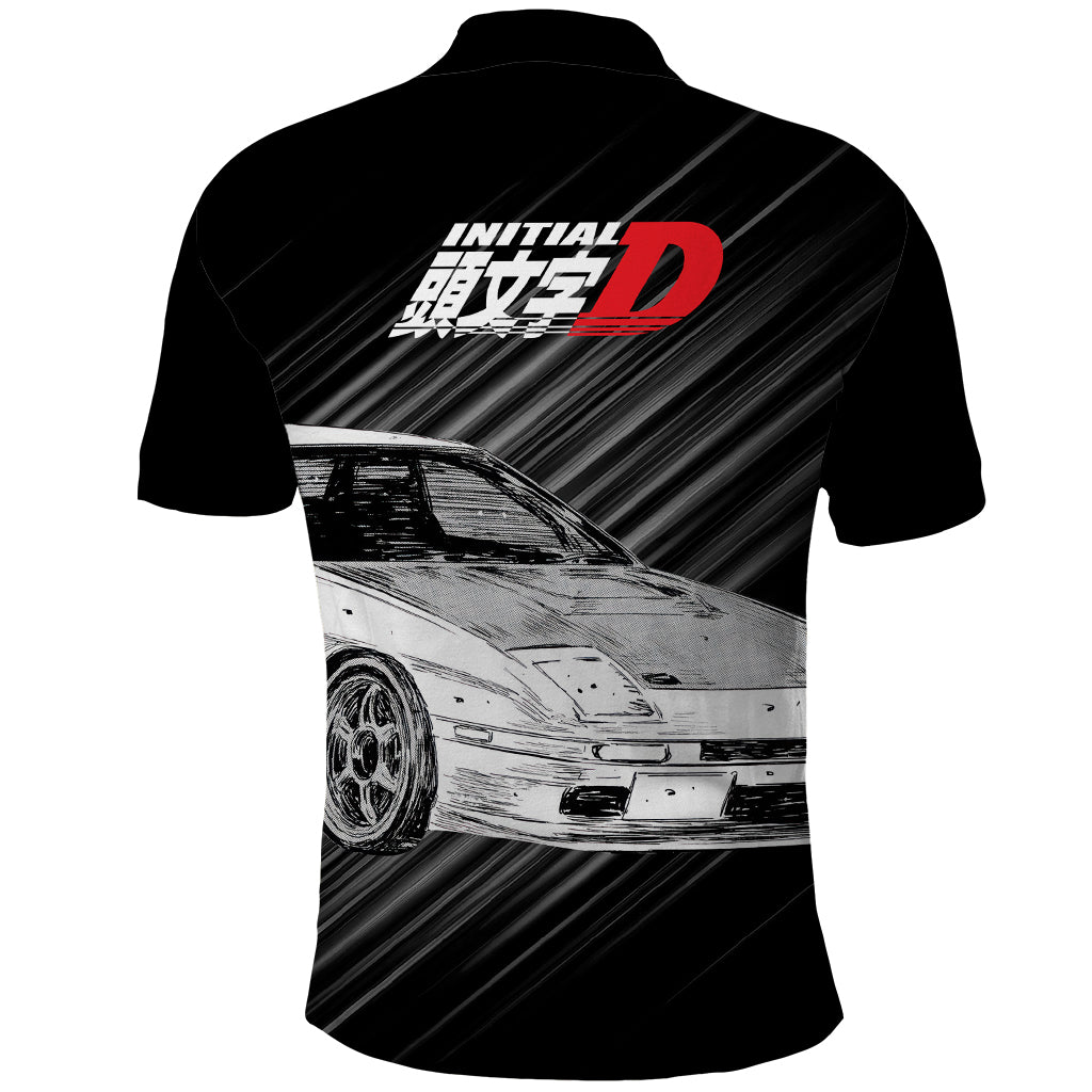 Ryosuke Takahashi RX-7 Initial D Polo Shirt Manga Mix Anime Style