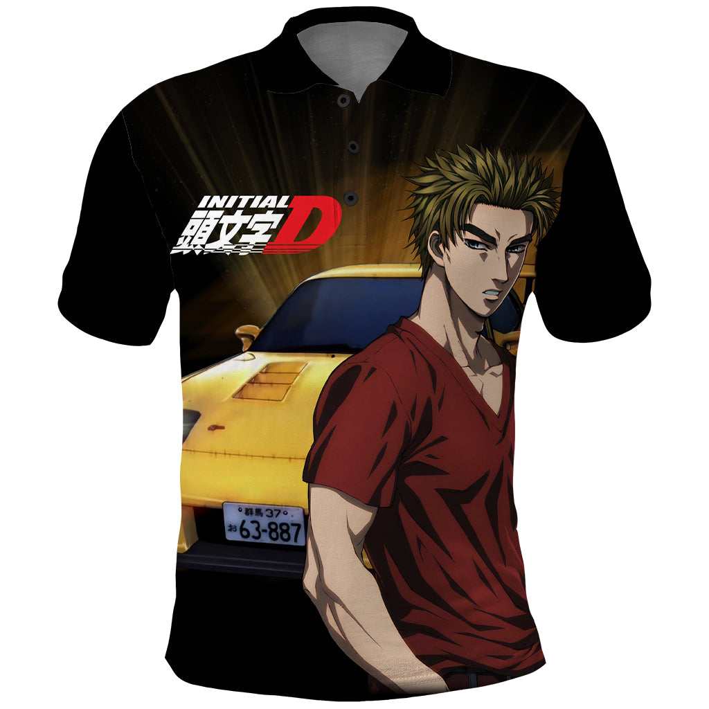 Keisuke Takahashi Initial D Polo Shirt Anime Style