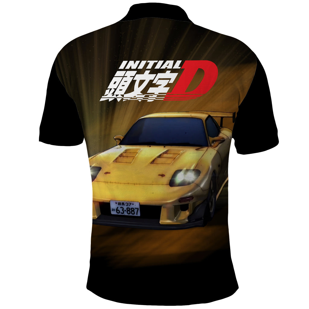 Keisuke Takahashi Initial D Polo Shirt Anime Style