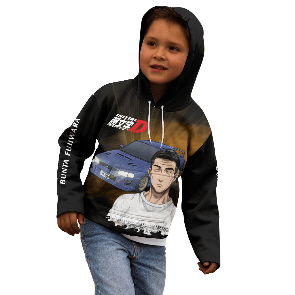 Bunta Fujiwara Initial D Kid Hoodie Manga Mix Anime Style