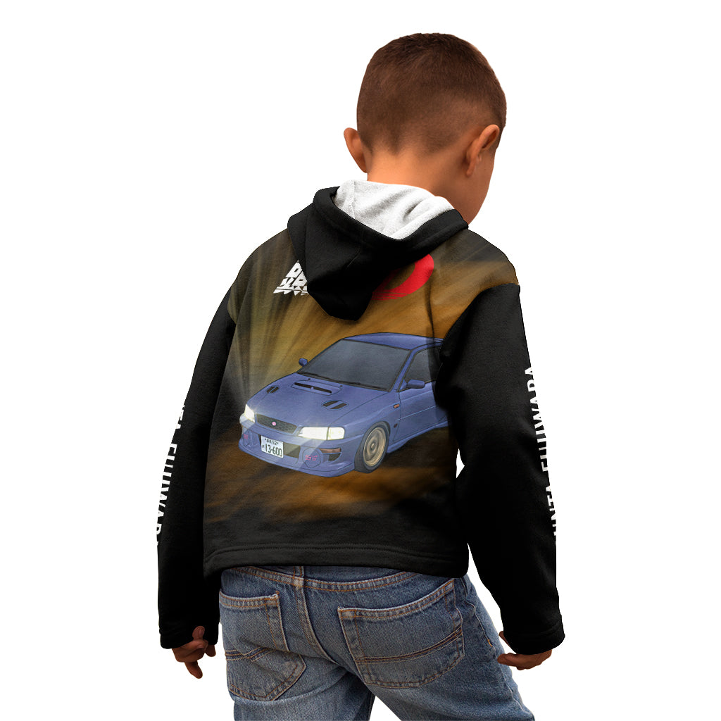 Bunta Fujiwara Initial D Kid Hoodie Manga Mix Anime Style