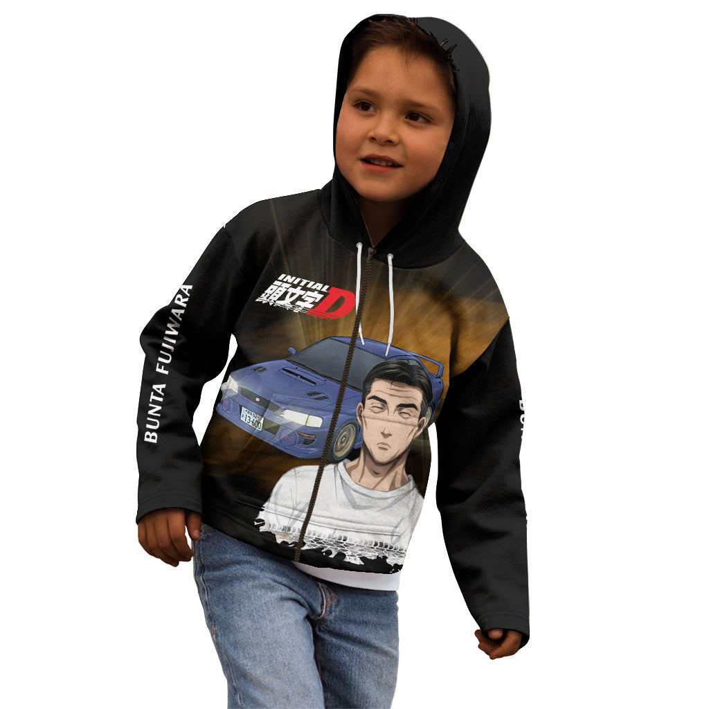 Bunta Fujiwara Initial D Kid Hoodie Manga Mix Anime Style