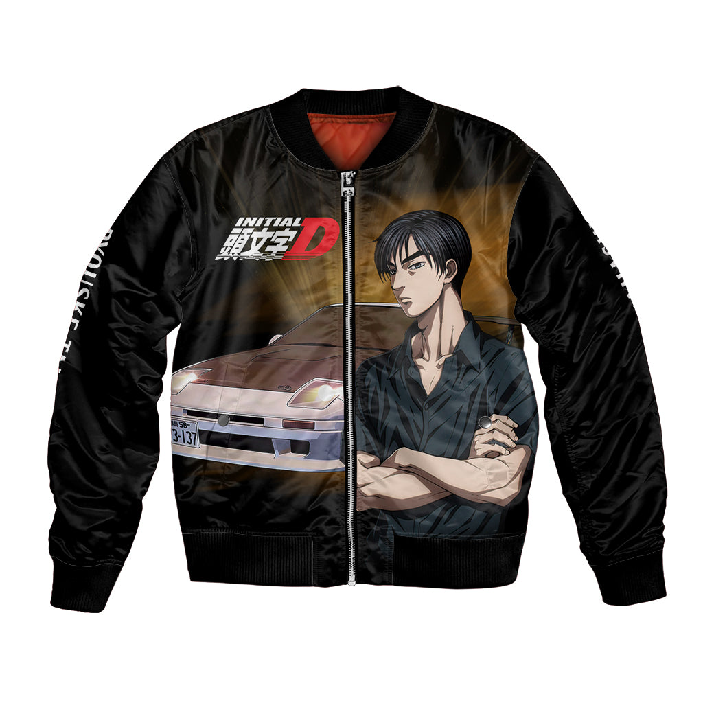 Ryouske Takahashi Initial D Bomber Jacket Manga Mix Anime Style