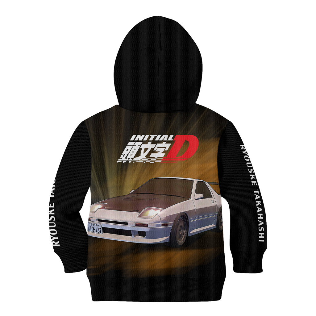 Ryouske Takahashi Initial D Kid Hoodie Manga Mix Anime Style