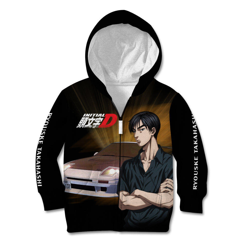Ryouske Takahashi Initial D Kid Hoodie Manga Mix Anime Style