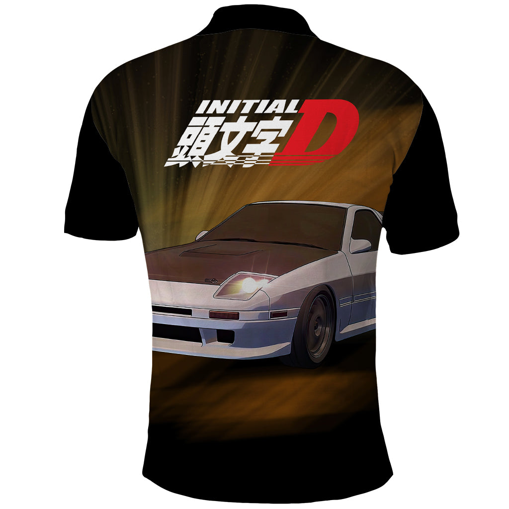 Ryouske Takahashi Initial D Polo Shirt Manga Mix Anime Style