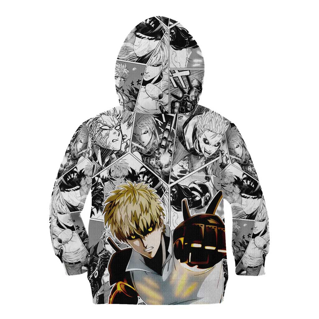 Genos - One Punch Man Kid Hoodie Anime Mix Manga Style