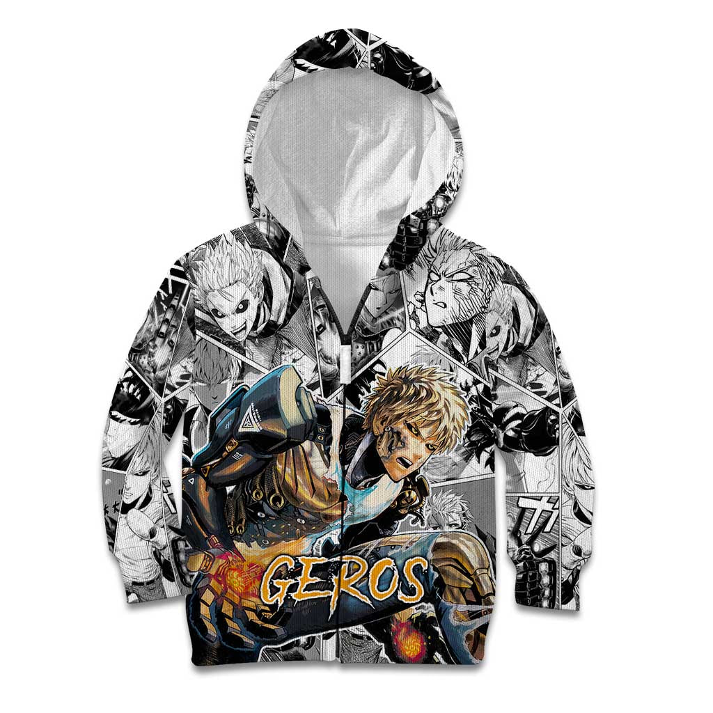 Genos - One Punch Man Kid Hoodie Anime Mix Manga Style