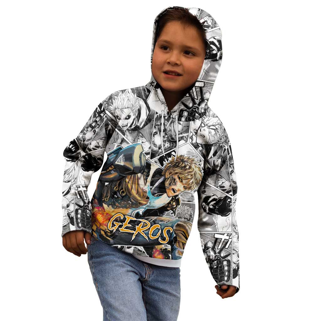 Genos - One Punch Man Kid Hoodie Anime Mix Manga Style