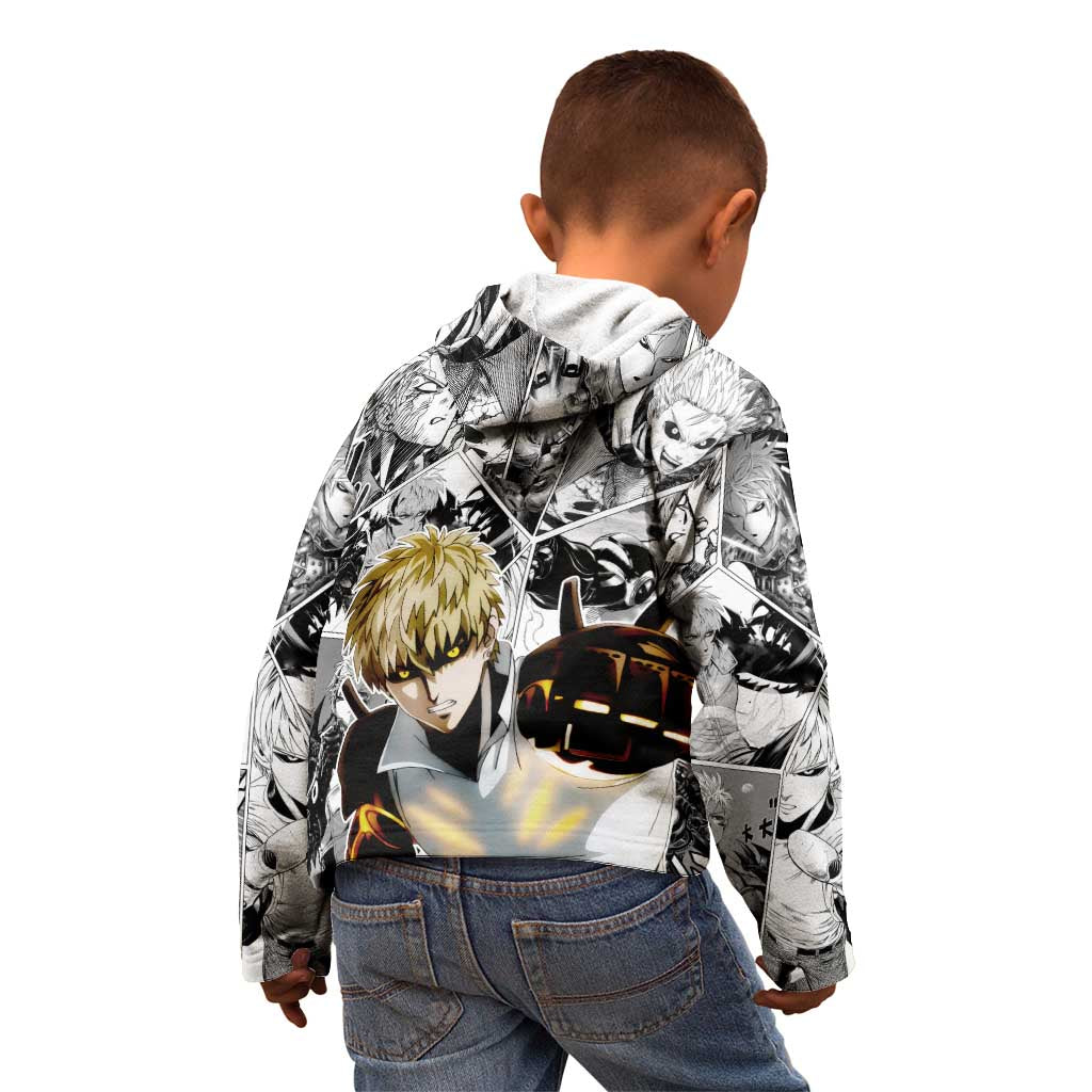 Genos - One Punch Man Kid Hoodie Anime Mix Manga Style