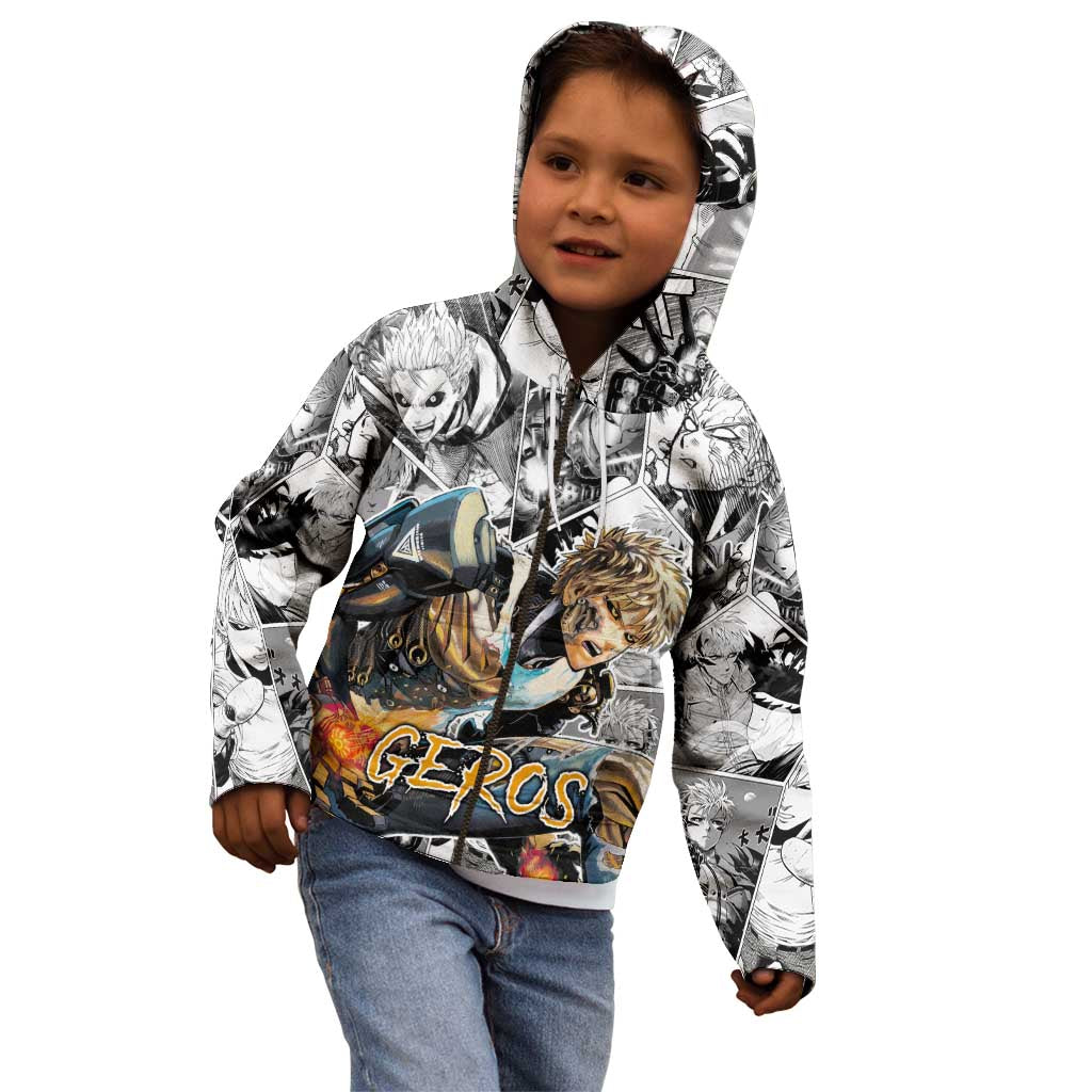 Genos - One Punch Man Kid Hoodie Anime Mix Manga Style