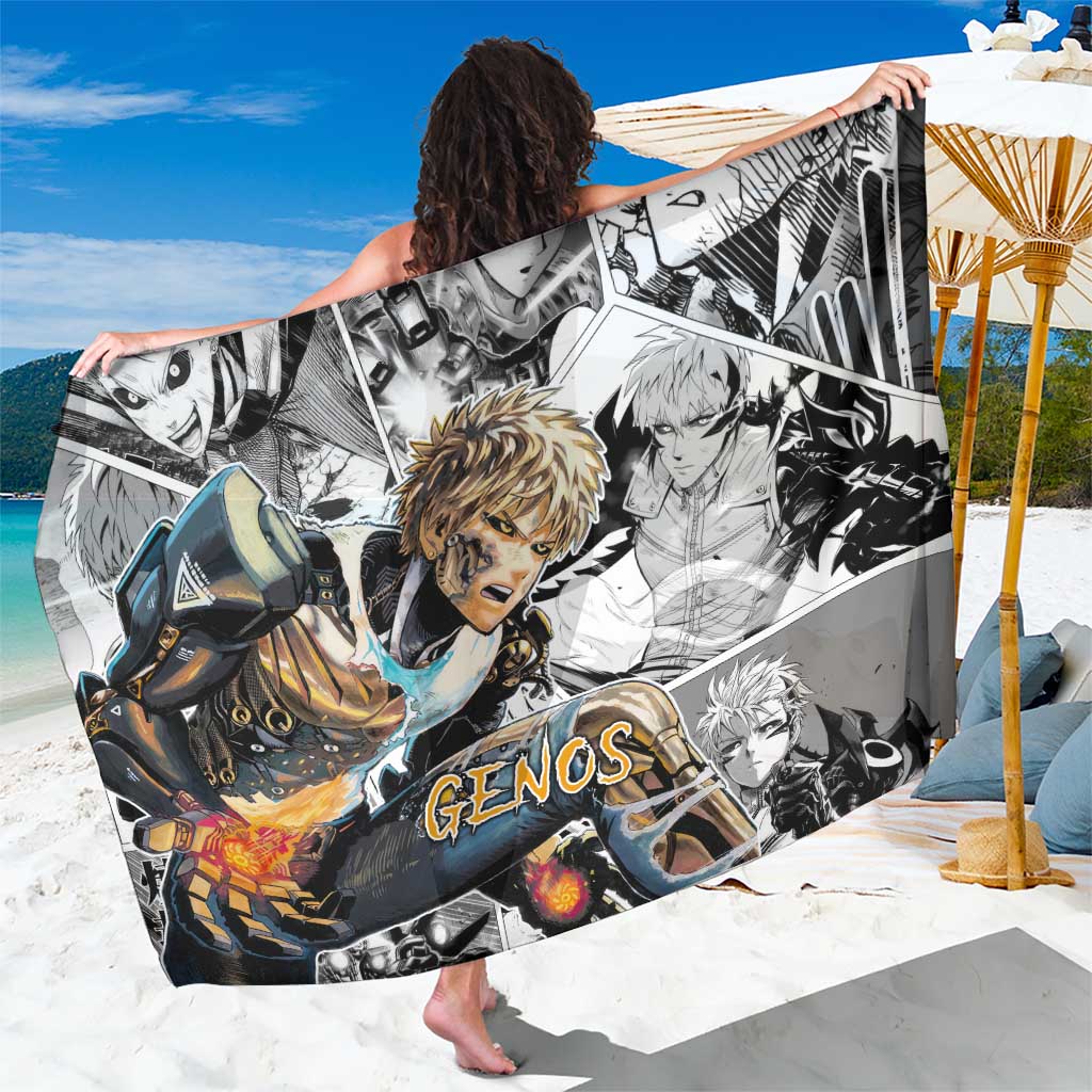 Genos - One Punch Man Sarong Anime Mix Manga Style