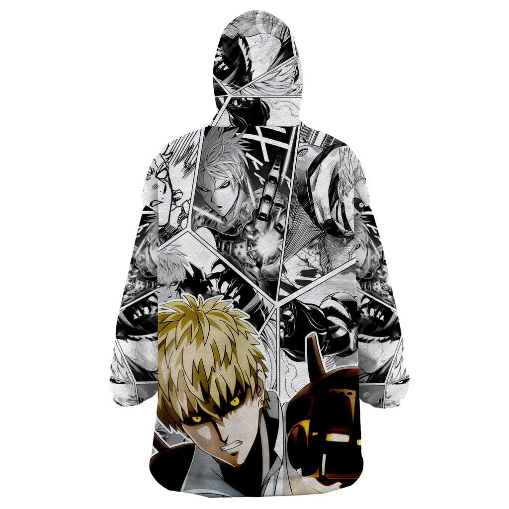 Genos - One Punch Man Wearable Blanket Hoodie Anime Mix Manga Style