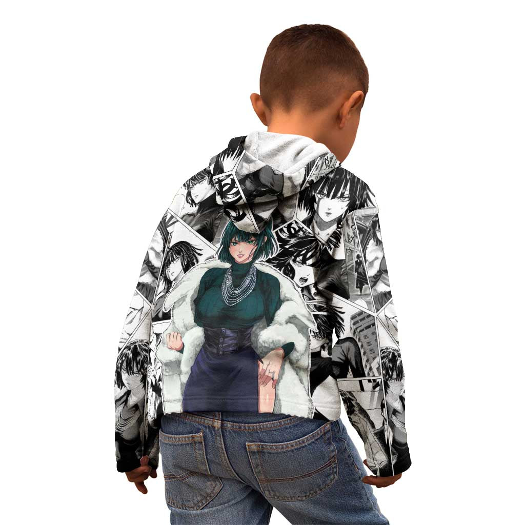 Fubuki - One Punch Man Kid Hoodie Anime Mix Manga Style