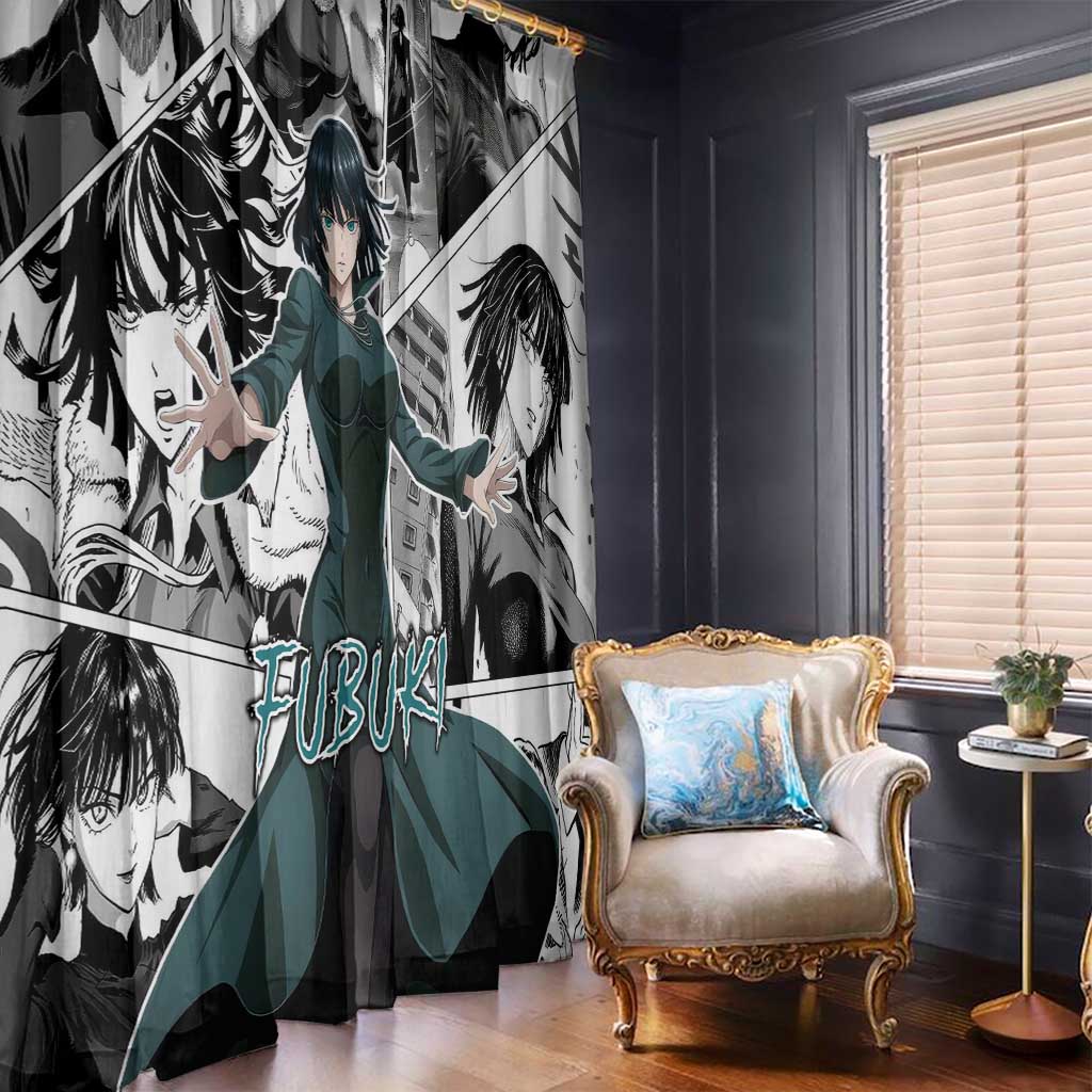 Fubuki - One Punch Man Window Curtain Anime Mix Manga Style