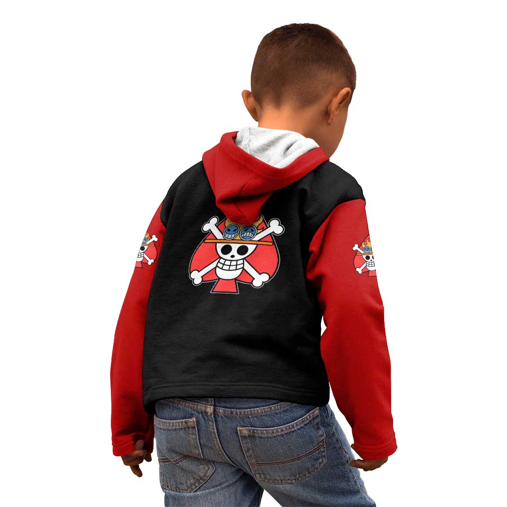 Portgas D.Ace - One Piece Kid Hoodie Anime Mix Manga Style