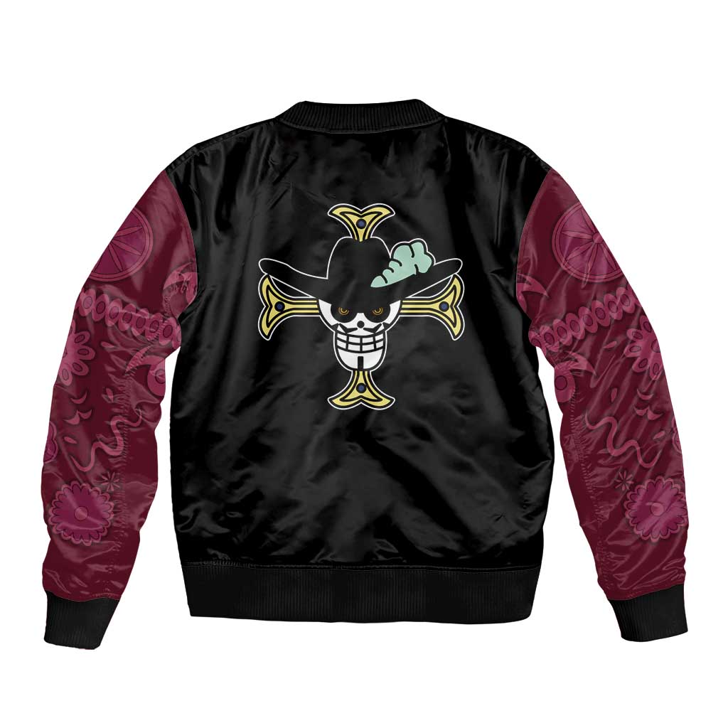 Dracule Mihawk - One Piece Bomber Jacket Anime Mix Manga Style