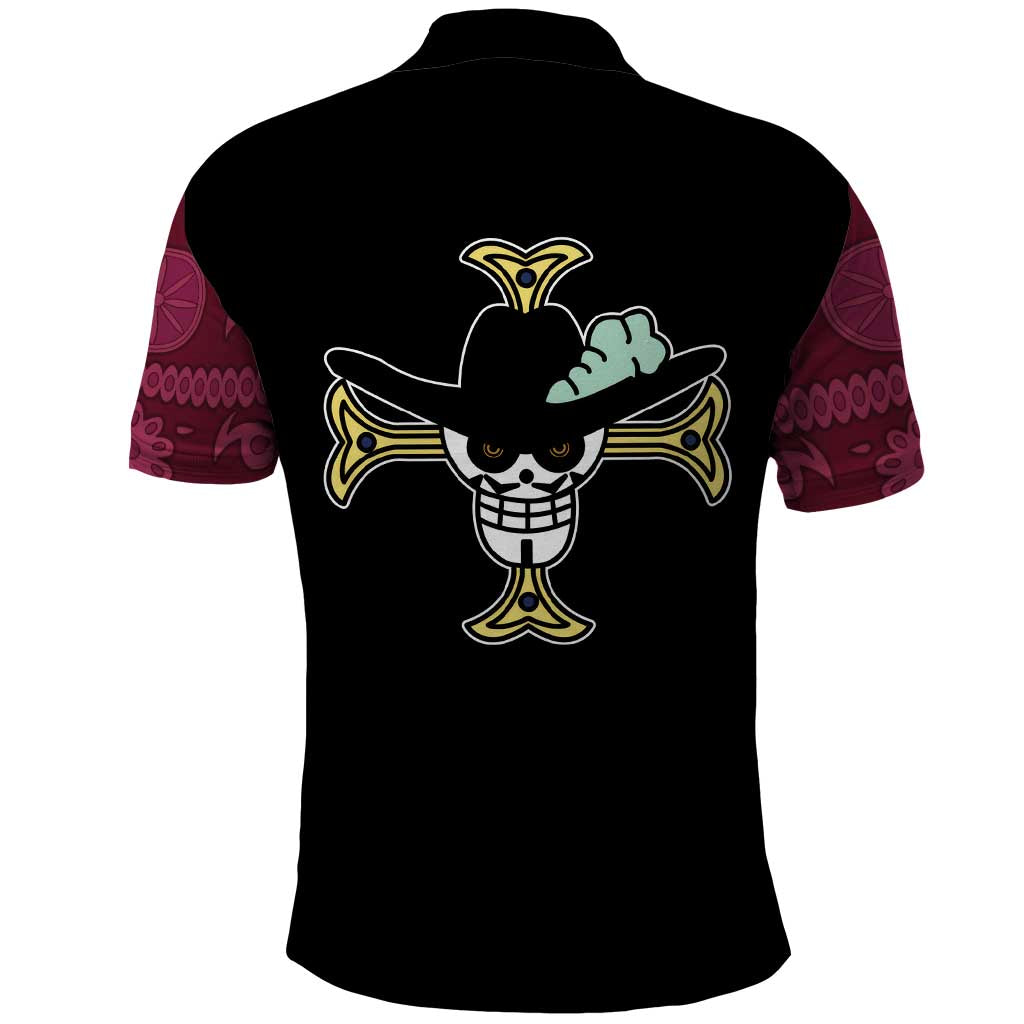 Dracule Mihawk - One Piece Polo Shirt Anime Mix Manga Style