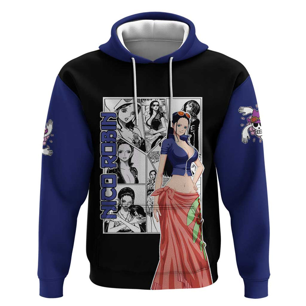 Nico Robin - One Piece Hoodie Anime Mix Manga Style
