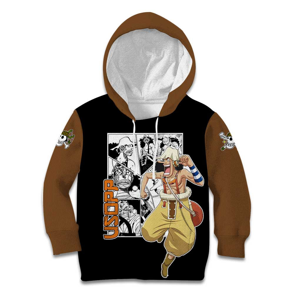 Usopp - One Piece Kid Hoodie Anime Mix Manga Style