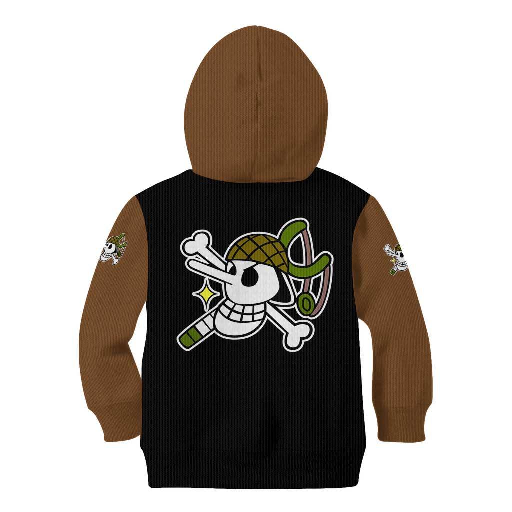 Usopp - One Piece Kid Hoodie Anime Mix Manga Style
