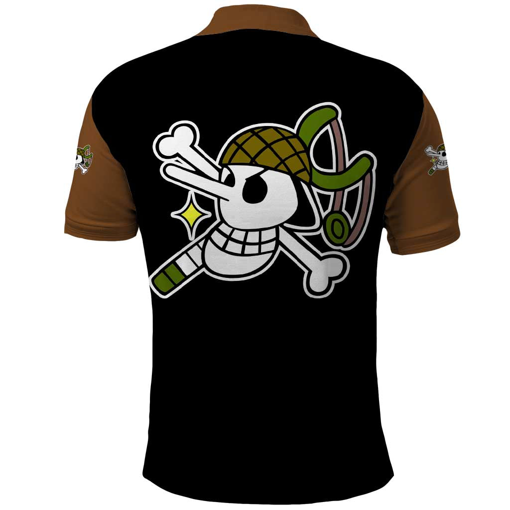 Usopp - One Piece Polo Shirt Anime Mix Manga Style