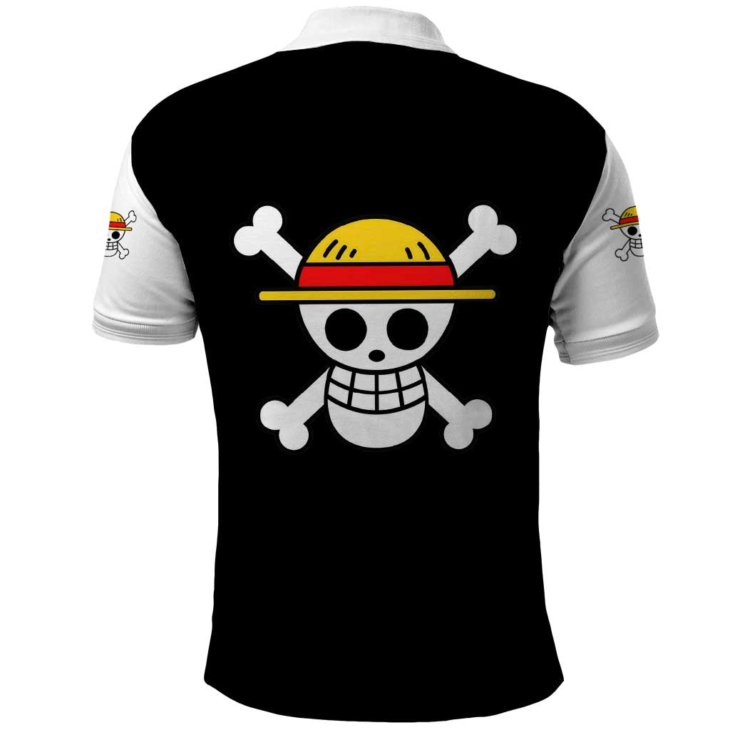 Luffy Gear 5 - One Piece Polo Shirt Anime Mix Manga Style