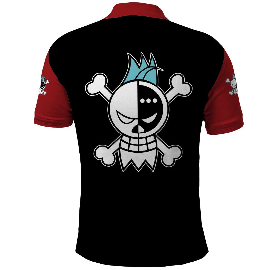 Franky - One Piece Polo Shirt Anime Mix Manga Style