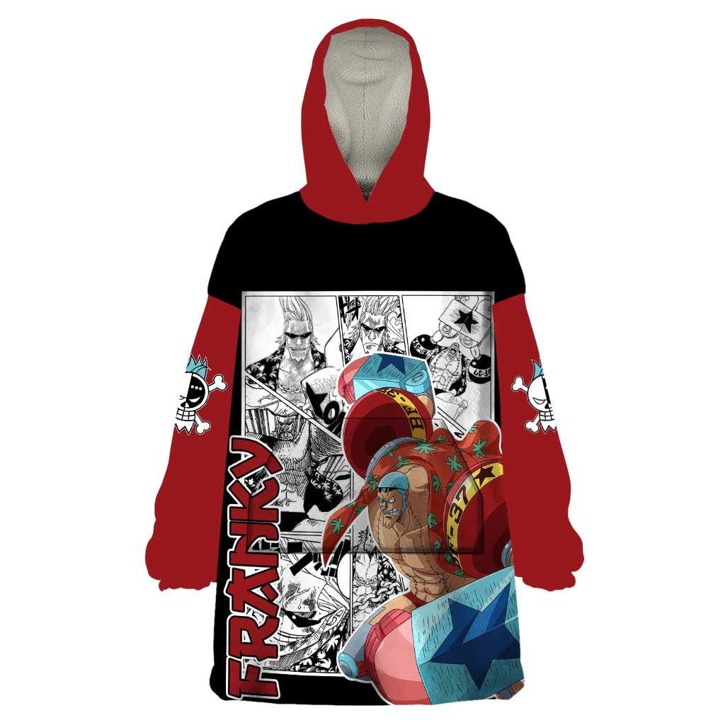 Franky - One Piece Wearable Blanket Hoodie Anime Mix Manga Style
