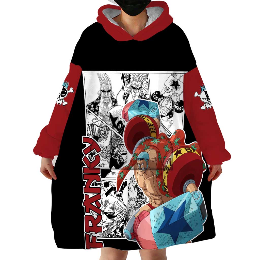 Franky - One Piece Wearable Blanket Hoodie Anime Mix Manga Style