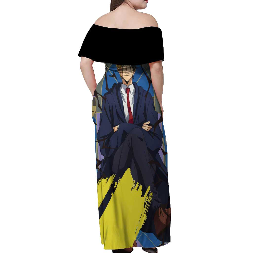 Rayne Ames - Magic And Muscles Off Shoulder Maxi Dress Anime Style