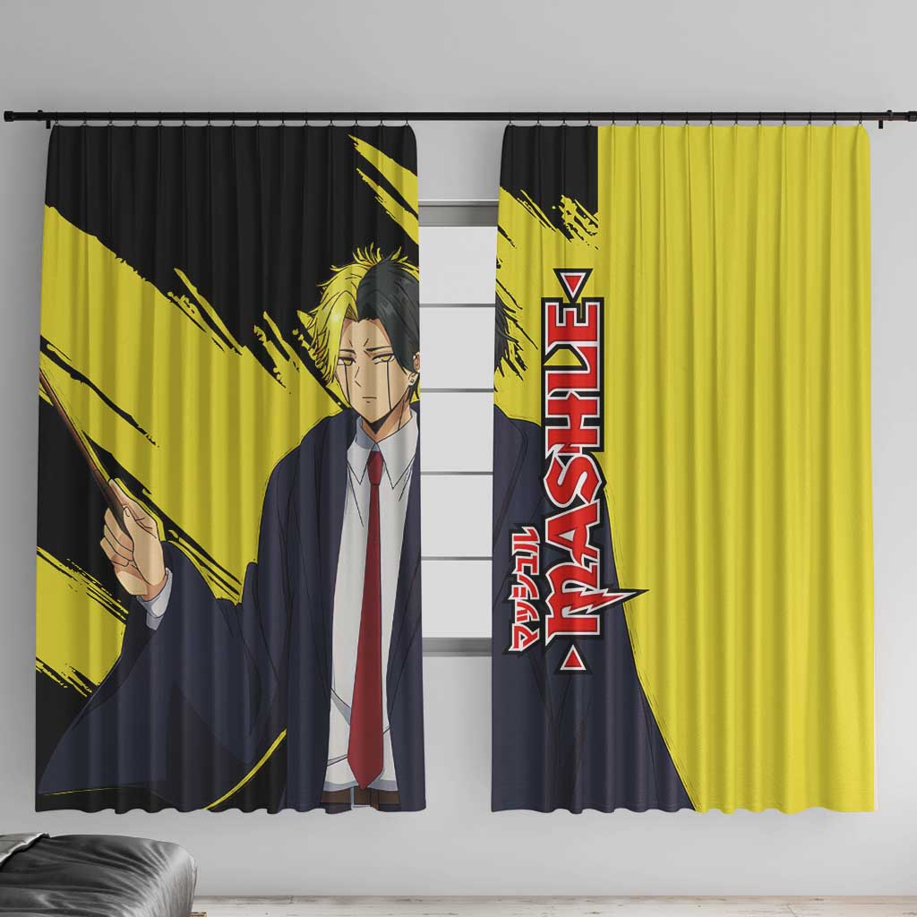 Rayne Ames - Magic And Muscles Window Curtain Anime Style