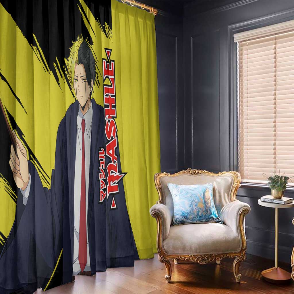 Rayne Ames - Magic And Muscles Window Curtain Anime Style