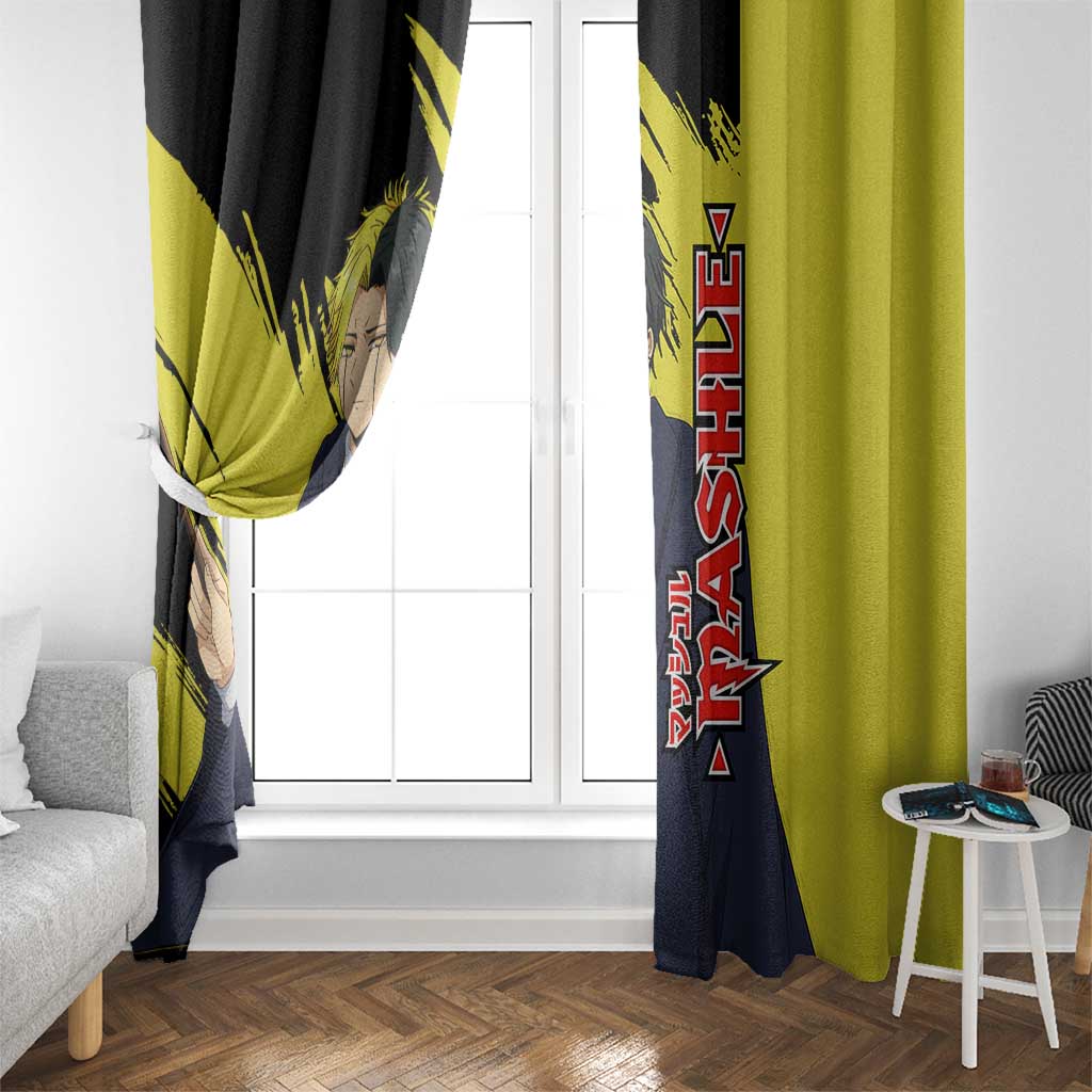Rayne Ames - Magic And Muscles Window Curtain Anime Style