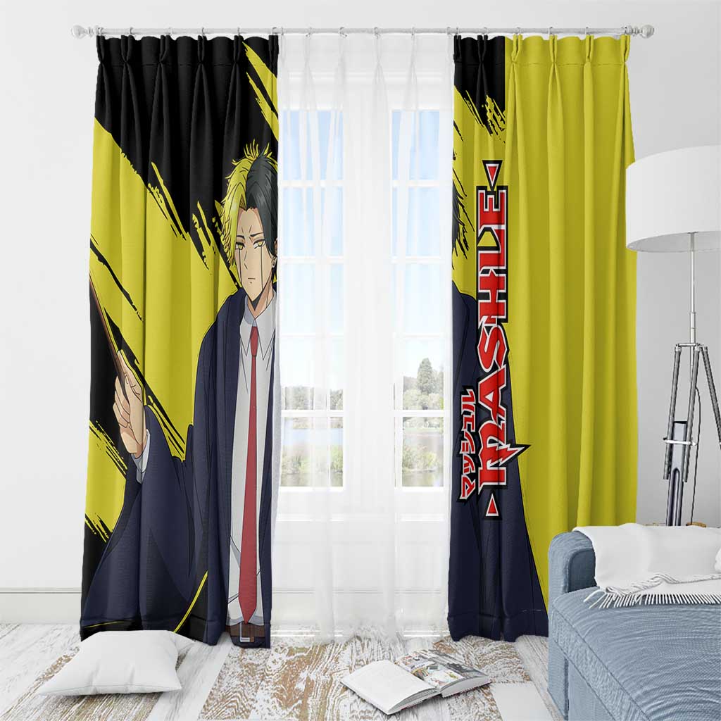 Rayne Ames - Magic And Muscles Window Curtain Anime Style