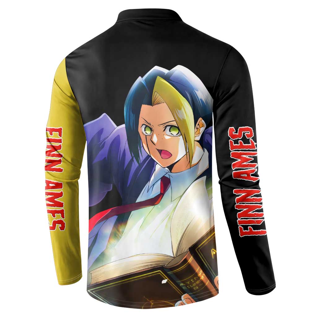 Finn Ames - Magic And Muscles Button Sweatshirt Anime Style
