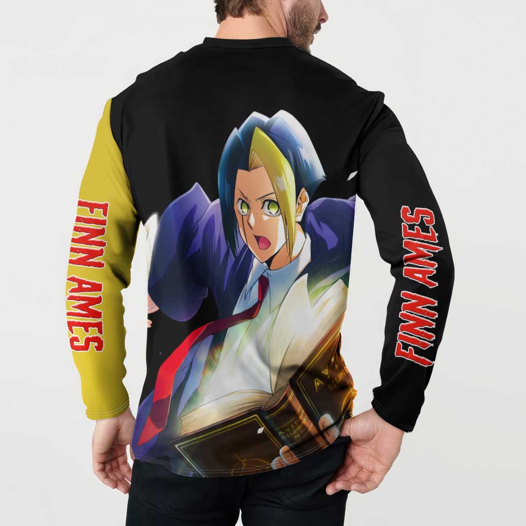Finn Ames - Magic And Muscles Button Sweatshirt Anime Style